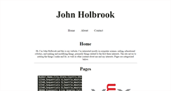 Desktop Screenshot of johnholbrook.us